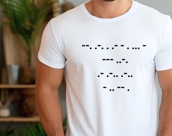 Greatest of All Time Morse Code T-Shirt | GOAT Hidden Message Tee | Athlete & Champion Shirt
