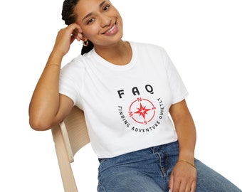 FAQ Acronym for fun loving , happily retired Unisex Softstyle T-Shirt