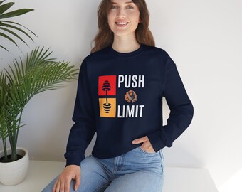 Gym Sweatshirt, Barbell Sweatshirt,  Unisex Heavy Blend™ Crewneck Sweatshirt