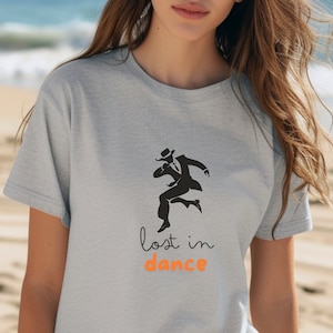 Dance Move T-Shirt | Vibrant Dance Pose Graphic Tee Unisex Jersey Short Sleeve Tee