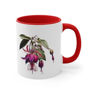 Fuchsia magellanica Accent Coffee Mug, 11oz
