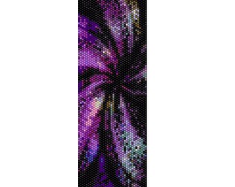 BPFR0008 Fractal 8  Even Count Single Drop Peyote Cuff/Bracelet Pattern