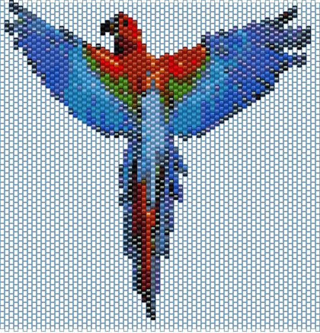Peyote Pattern for Parrot - Etsy