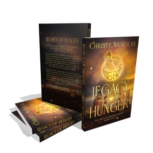Signed paperback of Legacy of Hunger by Christy Nicholas, Signed books, Signed author copy, first in historical fantasy series in Ireland