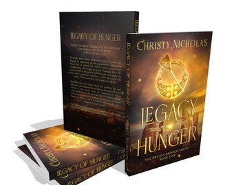 Signed paperback of Legacy of Hunger by Christy Nicholas, Signed books, Signed author copy, first in historical fantasy series in Ireland