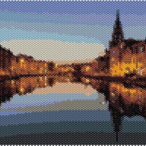 Peyote Stitch Pattern for Dublin, Ireland