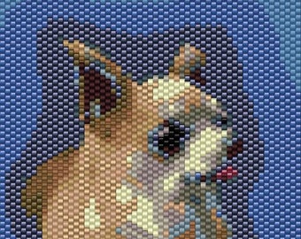 Custom Peyote Stitch Pattern for Chihuahua