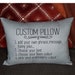 see more listings in the Custom Wording Pillows section