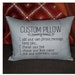 see more listings in the Custom Wording Pillows section