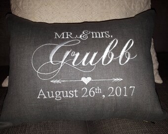 Wedding Pillows Etsy