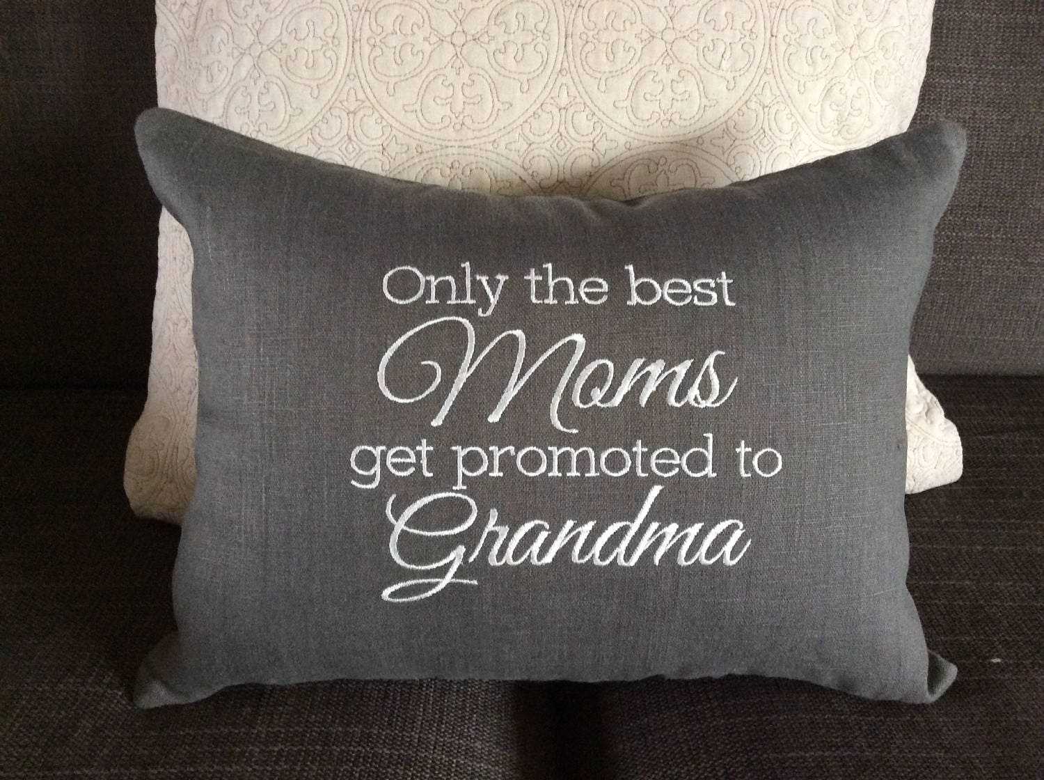 Decorative pillow cover. Grandma pillow grandma gift Only the Etsy