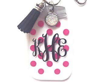 Mason Jar Keychain, Personalized Keychain For Women, Acrylic Keychains, Key Chains, Monogrammed Keychain, Mason Jars, Mason Jar Party Favors