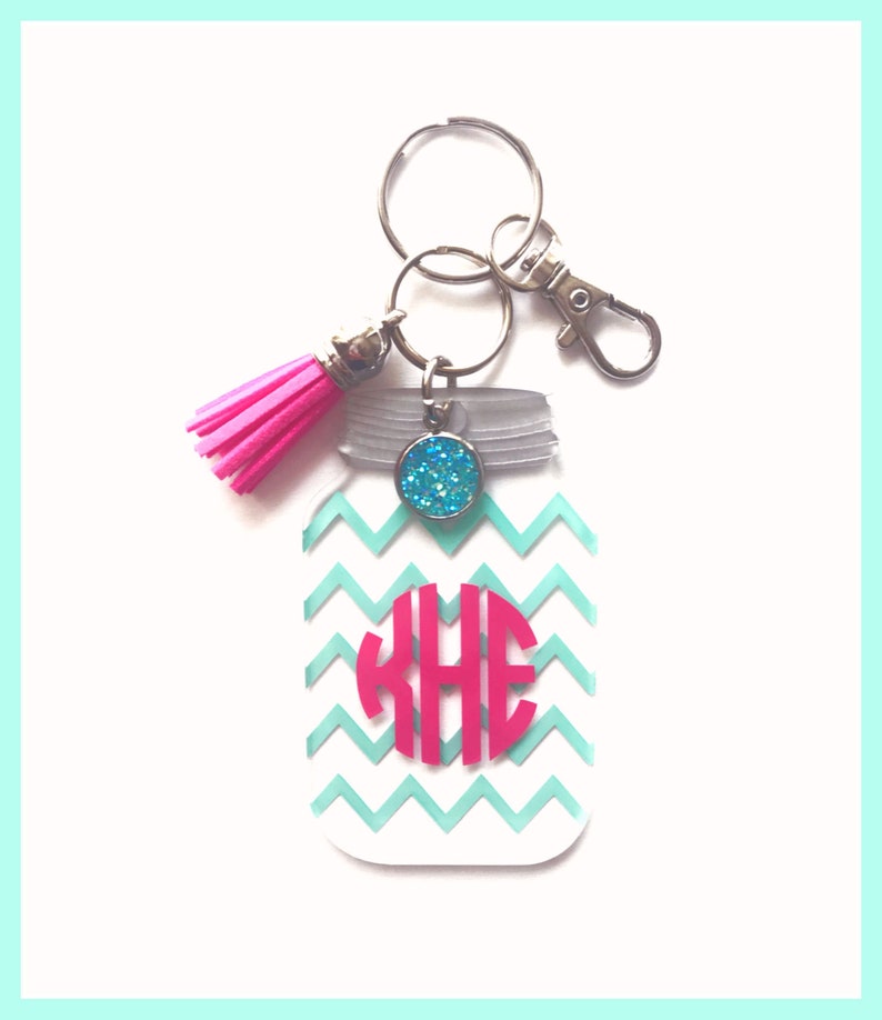 Mason Jar Keychain Personalized Keychain for Women Acrylic Etsy