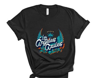 Los Angeles and Other band Azules Music T-Shirt, Long Sleeve T-Shirt, Crewneck Sweatshirt, Hoodie, Customize Now…