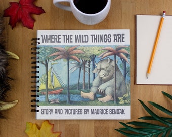 Where the Wild Things Are - Recycled Book Journal