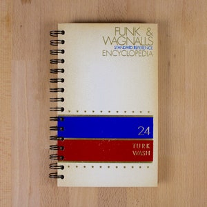 Encyclopedia- Recycled Book Journal-made from vintage book