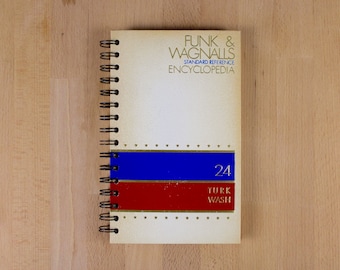 Encyclopedia- Recycled Book Journal-made from vintage book