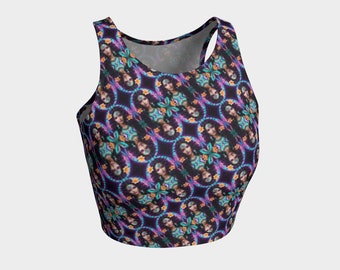 Simply Native Abstract Yoga Crop Top