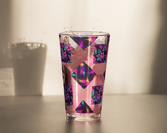 Simply Splattered Shaker Pint Glass