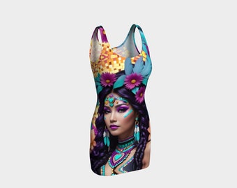 Native Pride Body Con Dress