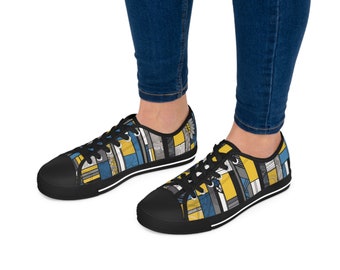 Simply Color Blocked Women's Low Top Sneakers