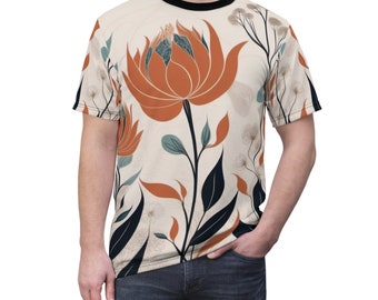 Unisex Simply Boho Floral Cut & Sew Tee