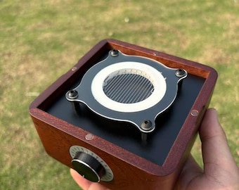 Subitism Electric Oud Burner | Sapele Wood, Quartz Glass & Alumina Ceramic | 60-420C