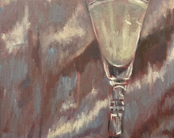 Small Specialty Glassware Oil Painting by Jennifer Greenfield