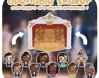 "Hamilton Theater Stage ""Sha"" - Aufklappbarer Shaker."