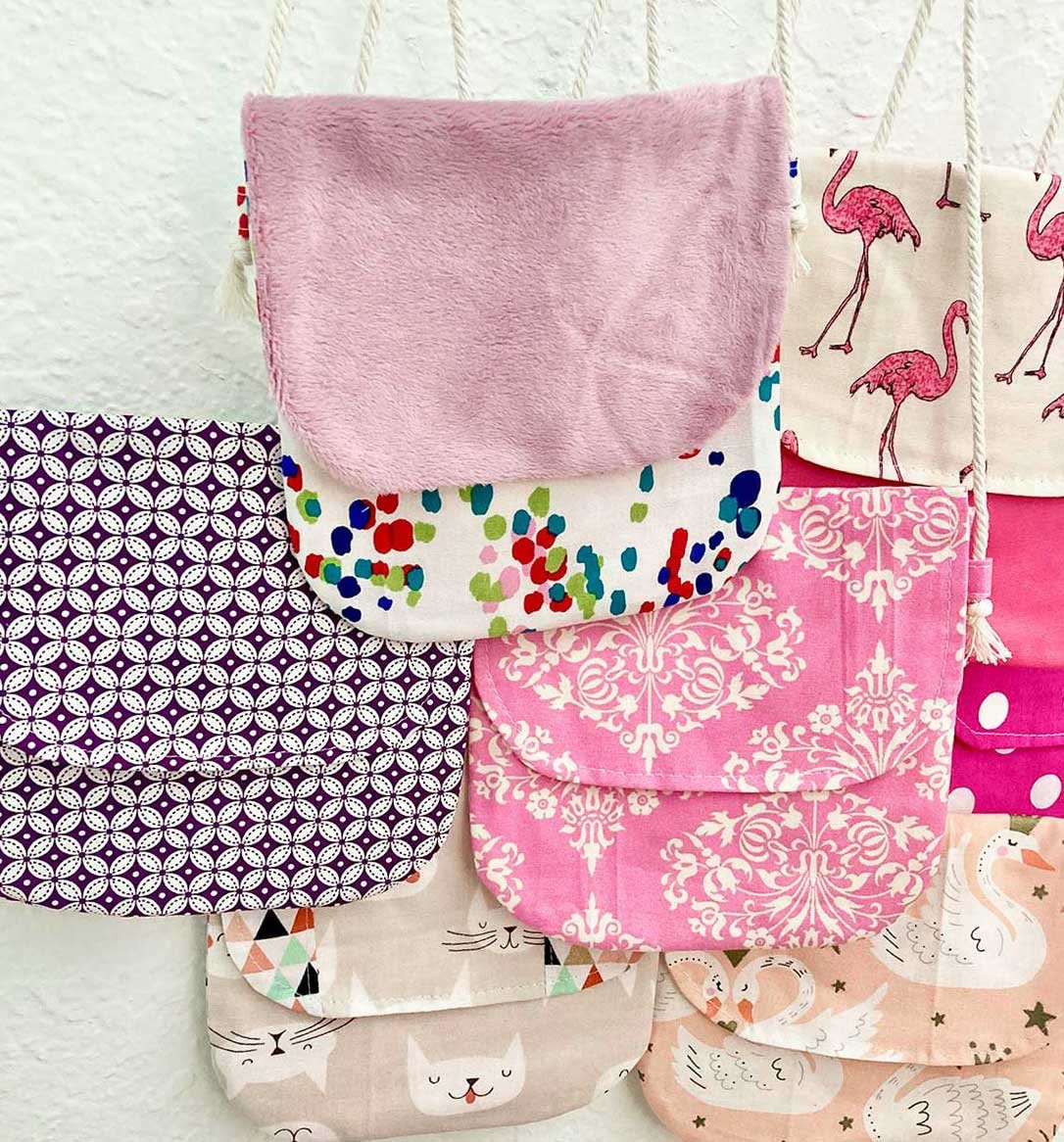 Kids purse, Toddler mini messenger bag, Tween crossbody bag, Paint Splats Fur fabric, Teen shoulder bag, Preschool gathering nature walk bag