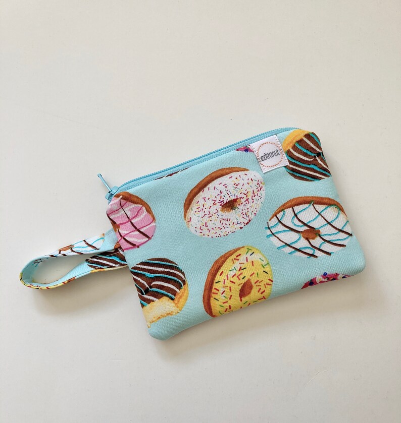 Mini Zipper Pouch Essential Oil Bag Donut Fabric Earbud Etsy UK
