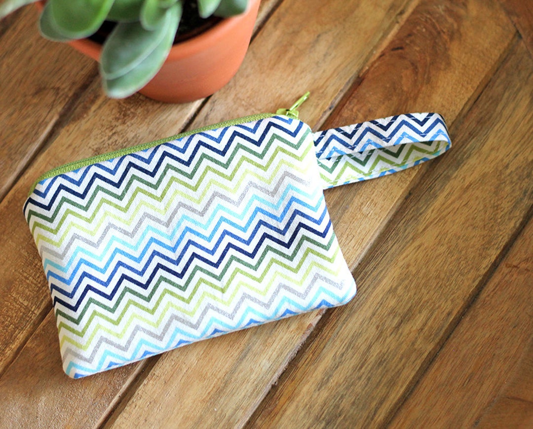 Mini Zipper Pouch, Coin Purse, Edeenut, Green Bag, Change