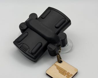 Garmin GLO 2 GPS Mount with Suction Cups & Tile Tracker Compatibility