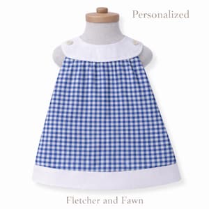 Blue Gingham Jumper - Etsy