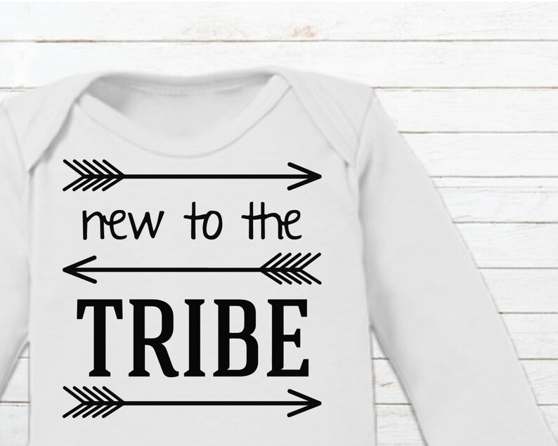 new to the tribe newborn outfit