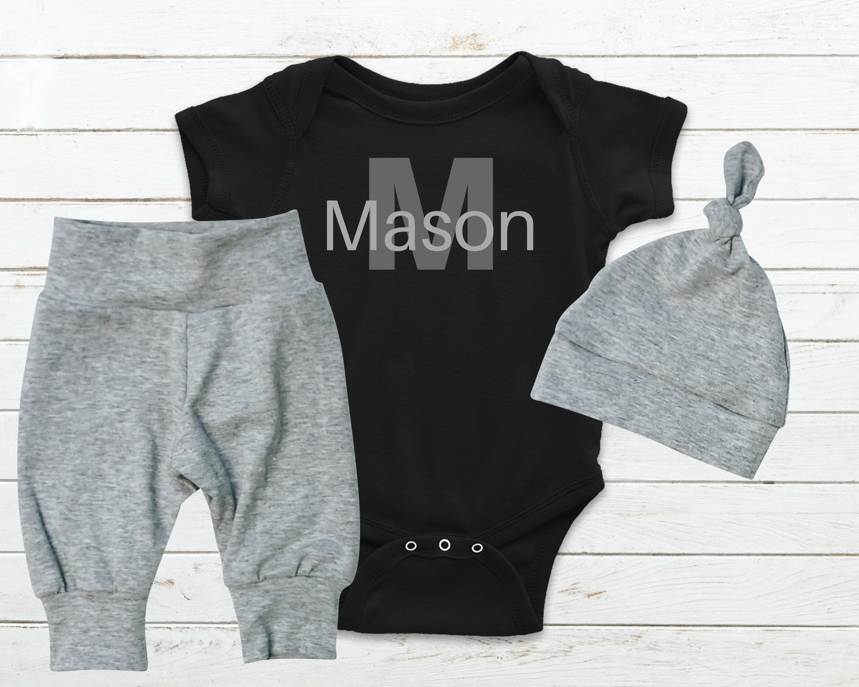 personalized newborn outfits boy