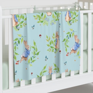 Peter Rabbit Meadow Baby Swaddle Blanket