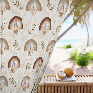Peter Rabbit Nursery Window Curtain (1 Piece) baby decor, gender neutral nursery curtains