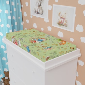 Peter Rabbit Baby Changing Pad Cover, nursery