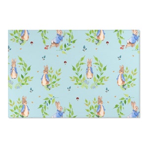 Peter Rabbit Meadow Rug , nursery decor