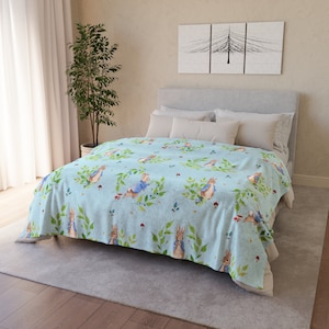 Peter Rabbit Meadow Soft Polyester Blanket