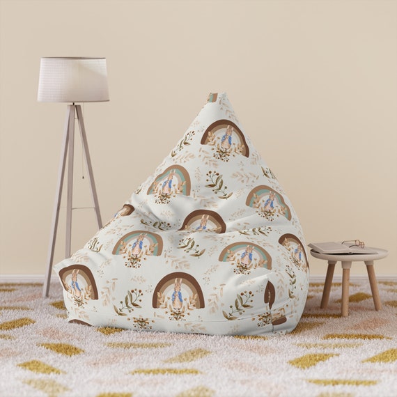 Peter Rabbit Neutral Bean Bag Cover gender neutral baby nursery room decorBeanbag chair