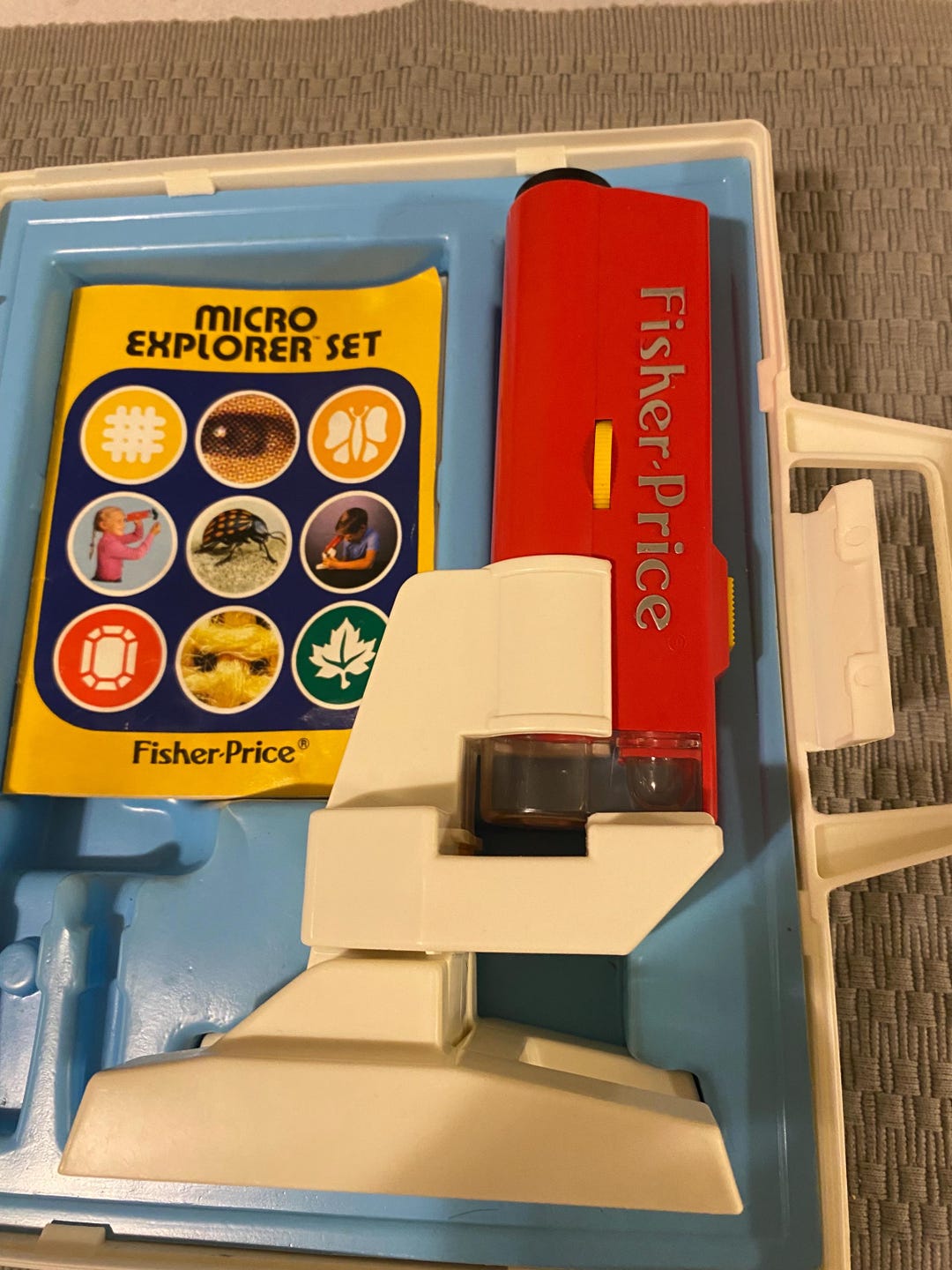 Vintage 1986 Fisher Price Micro Explorer Set Microscope Toy - Etsy