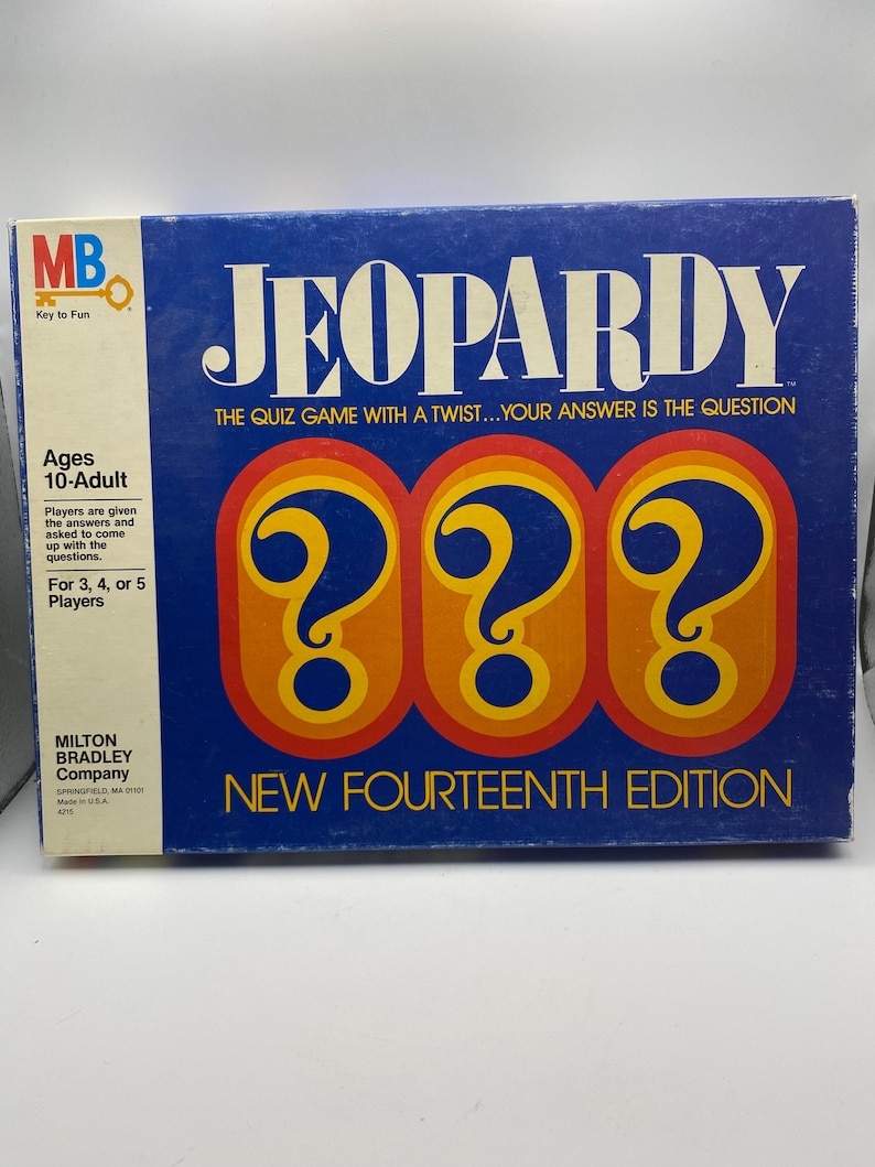Jeopardy Game 1982- 14th Edition - Complete - Etsy