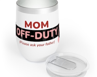 Custom Wine Tumbler for Mom, Stainless Steel 12oz