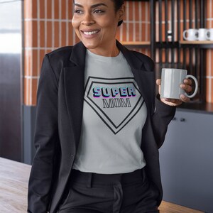 Supermom | Casual Cotton T-Shirt | Mother's Day Shirt | Mom Tee | Gift for Mom | Cute Graphic Tee | Mom Life Tee |  Mom Life T-Shirt