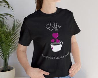 Coffee Lover Unisex Tee | Playful Heart Design