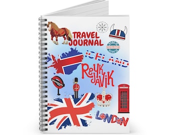Travel Journal Notebook | Iceland London