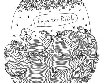 Enjoy the Ride Fine Art Print