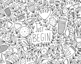 Just Begin Fine Art Print